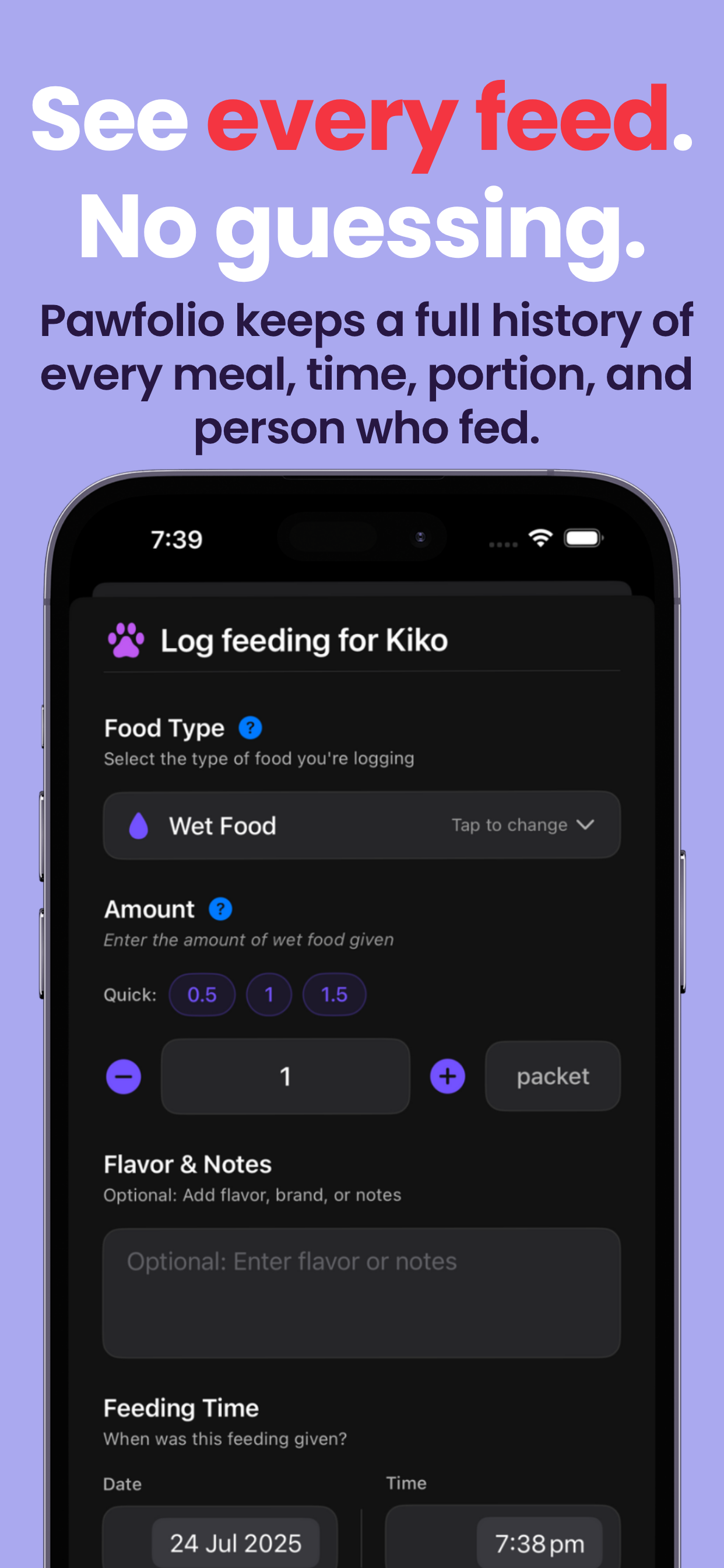 Feed History